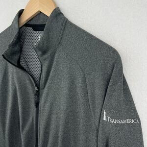 TRANSAMERICA Sweatshirt Mens M Employee Agent Life Insurance Investments Gray